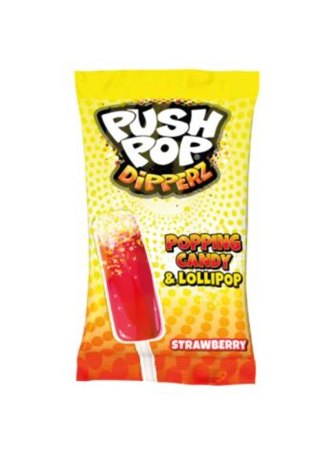 حلوى ديبرز الفوارة المصاصة بنكهة الفراولة 12 غرام